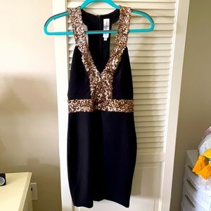 Dress The Population black cocktail dress size S